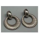 Collection of 7 Pairs of Vintage Sterling Silver Earrings