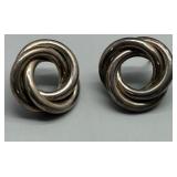 Collection of 7 Pairs of Vintage Sterling Silver Earrings