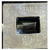 Vintage Sterling Silver Aquamarine Pendant