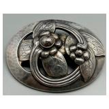 Vintage Georg Jensen Sterling Silver Denmark Brooch