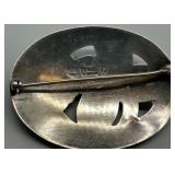 Vintage Georg Jensen Sterling Silver Denmark Brooch