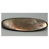 Collection of 3 Vintage Brooches: Sterling Silver BAER SF, Enamel Flower, Shell Design