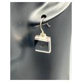 Artisan Sterling Silver and Onyx Ring and Earrings Set