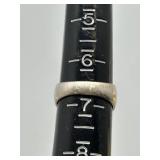 Artisan Sterling Silver and Onyx Ring and Earrings Set