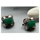 Vintage MCM Sterling Silver Artisan Biomorphic Bubble Brutalist Style JewelryÂ 