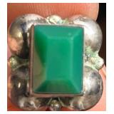 Vintage MCM Sterling Silver Artisan Biomorphic Bubble Brutalist Style JewelryÂ 