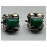 Vintage MCM Sterling Silver Artisan Biomorphic Bubble Brutalist Style JewelryÂ 