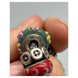 Troll LAA Sterling Silver 925 Charm Bracelet with 18 Assorted Charms