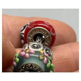 Troll LAA Sterling Silver 925 Charm Bracelet with 18 Assorted Charms