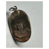 Handcrafted Taxco Mexico Sterling Silver Black Onyx Earrings and Pendant Set