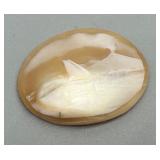 Set of 3 Hand-Carved Shell Cameos with Scenic Designs