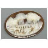 Set of 3 Vintage Hand-Carved Cameo Shell Discs