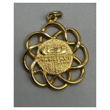 Assorted Vintage Jewelry Collection Including Gruen Watch and Sterling Charm