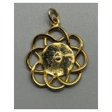 Assorted Vintage Jewelry Collection Including Gruen Watch and Sterling Charm