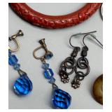 Assorted Vintage Jewelry Collection Including Gruen Watch and Sterling Charm