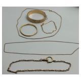 Collection of Vintage 12Kt Gold Filled Jewelry Pieces