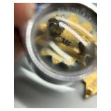 37th P.E.O. Convention 1947 Star Brooch with Chain by A. C. Co. 14KT Gold