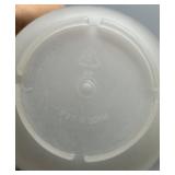 Tupperware Measuring Set with Mixing Pitcher and Green Cups