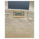 Vintage L.L. Bean Boat and Tote Bag with Navy Trim