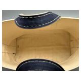 Vintage L.L. Bean Boat and Tote Bag with Navy Trim