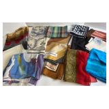 Collection of Vintage Designer Scarves Including Pierre Balmain and Echo