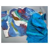 Collection of Vintage Designer Scarves Including Pierre Balmain and Echo