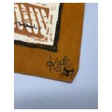 Collection of Vintage Designer Scarves Including Pierre Balmain and Echo