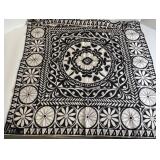 Vintage VERA NEUMAN Ladybug Black and White Scarf Made in Japan