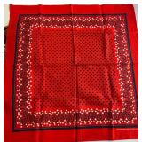 Vintage Collection of Classic Cotton Handkerchiefs with Early Designs