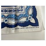 Vintage Collection of Classic Cotton Handkerchiefs with Early Designs