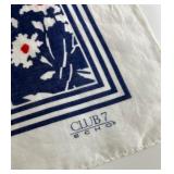 Vintage Collection of Classic Cotton Handkerchiefs with Early Designs
