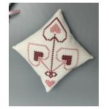 Set of 12 embroidered fabric ornaments / Needle Cases & Sachets