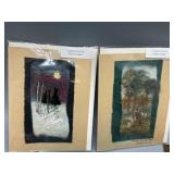 Collection of Original Stitchery Art and Embroidered Artworks by Julie Crabtree