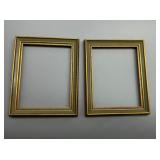 Collection of 10 Assorted Picture Frames in Various Styles