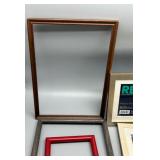 Set of 7 Assorted Picture Frames in Various Colors and Sizes