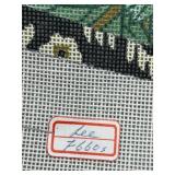 Hand painted Chinese Fan Needlepoint Kit - Stunning - Painted by Lee