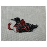 Set of 4 Hand painted  Needlepoint Canvas Designs Signed by Gloria, Betsy B. & Yudi