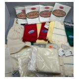 Collection of Charles Craft Cross Stitch Terry Cloths and Towels - All New