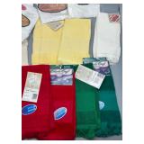 Collection of Charles Craft Cross Stitch Terry Cloths and Towels - All New