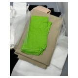 Collection of Cross Stitch Fabric, Perforated Paper Base and Muslin Fabric Pieces All New