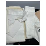 Collection of Cross Stitch Fabric, Perforated Paper Base and Muslin Fabric Pieces All New