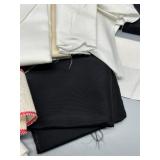 Collection of Cross Stitch Fabric, Perforated Paper Base and Muslin Fabric Pieces All New