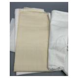 Collection of Cross Stitch Fabric, Perforated Paper Base and Muslin Fabric Pieces All New