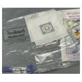 Huge Collection of New, Finished & Partially finished Embroidery and Needlework Kits with Accessories
