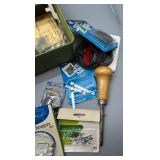 Tacklebox Organizer Full of Picture Hanging Supplies