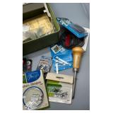 Tacklebox Organizer Full of Picture Hanging Supplies