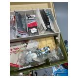 Tacklebox Organizer Full of Picture Hanging Supplies