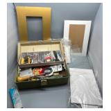 Tacklebox Organizer Full of Picture Hanging Supplies