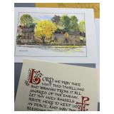 Collection of Decorative Art Prints, Die Cuts & Wall Art Pieces