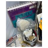 Extensive Huge Lot of Crafting Supplies with Beaded, Vintage Jewelry Elements, Charms & More